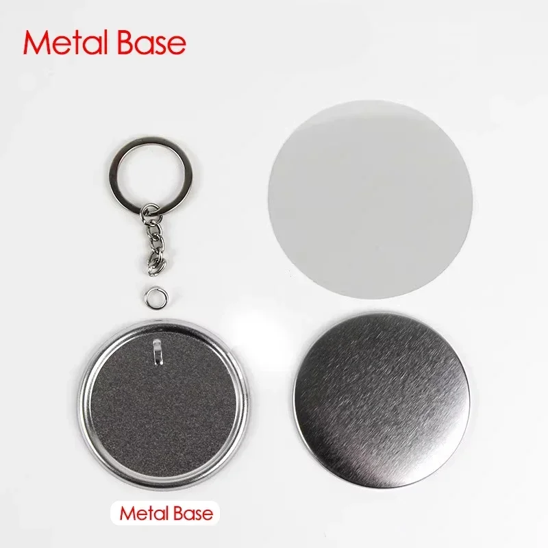100PCS 44mm 58mm Keychains Bad - Button Badge Blank 리뷰 및 가격