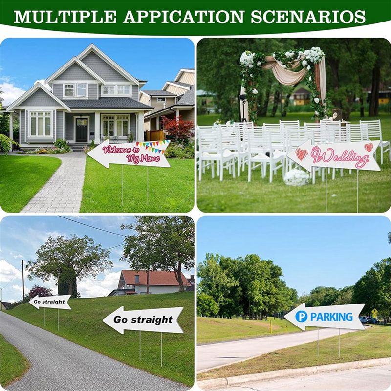 A68P-Directional Arrows Signs  - Yard Sign Blank 리뷰 및 가격