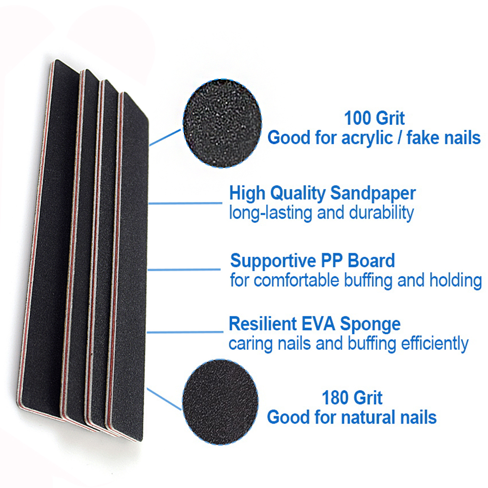 4pcs Professional Nail Files D - Photo Acrylic Block 리뷰 및 가격