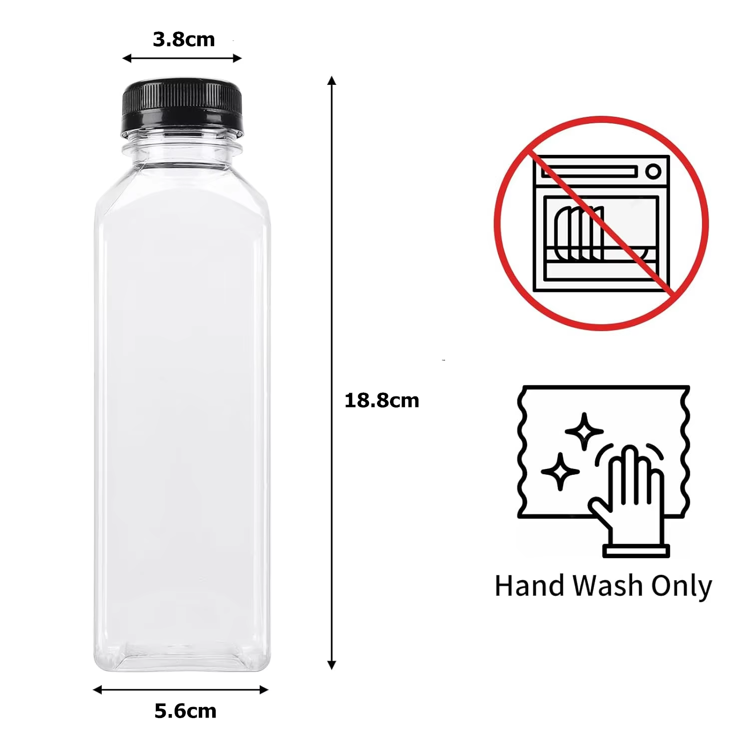 500ML Juice Bottles with Caps  - Water Bottle Blank 리뷰 및 가격