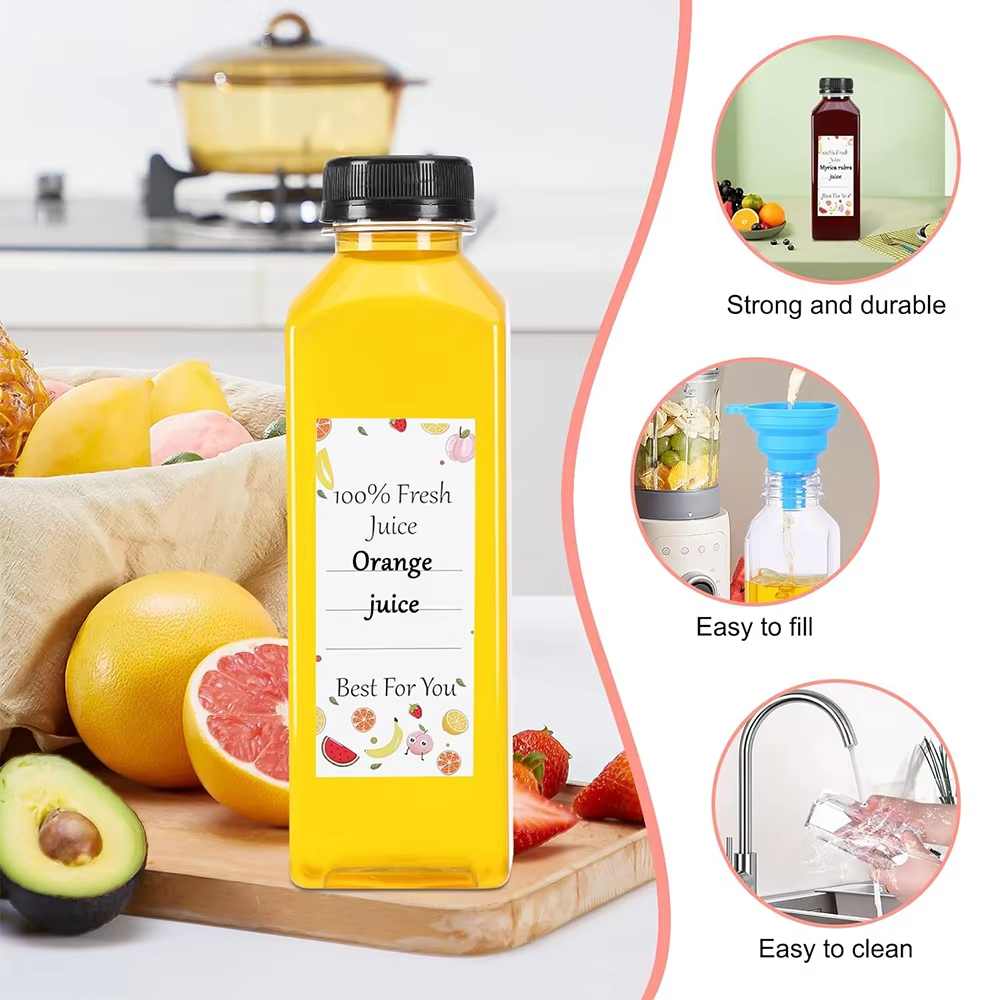 500ML Juice Bottles with Caps  - Water Bottle Blank 리뷰 및 가격