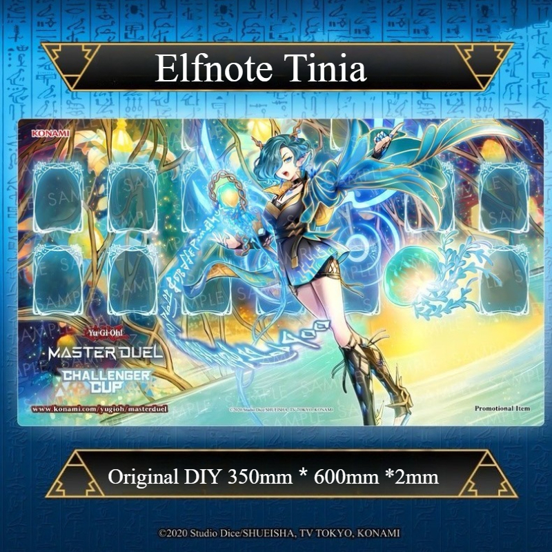 Yugioh Elfnote Tinia Play Mat  - Door Mat Blank 리뷰 및 가격