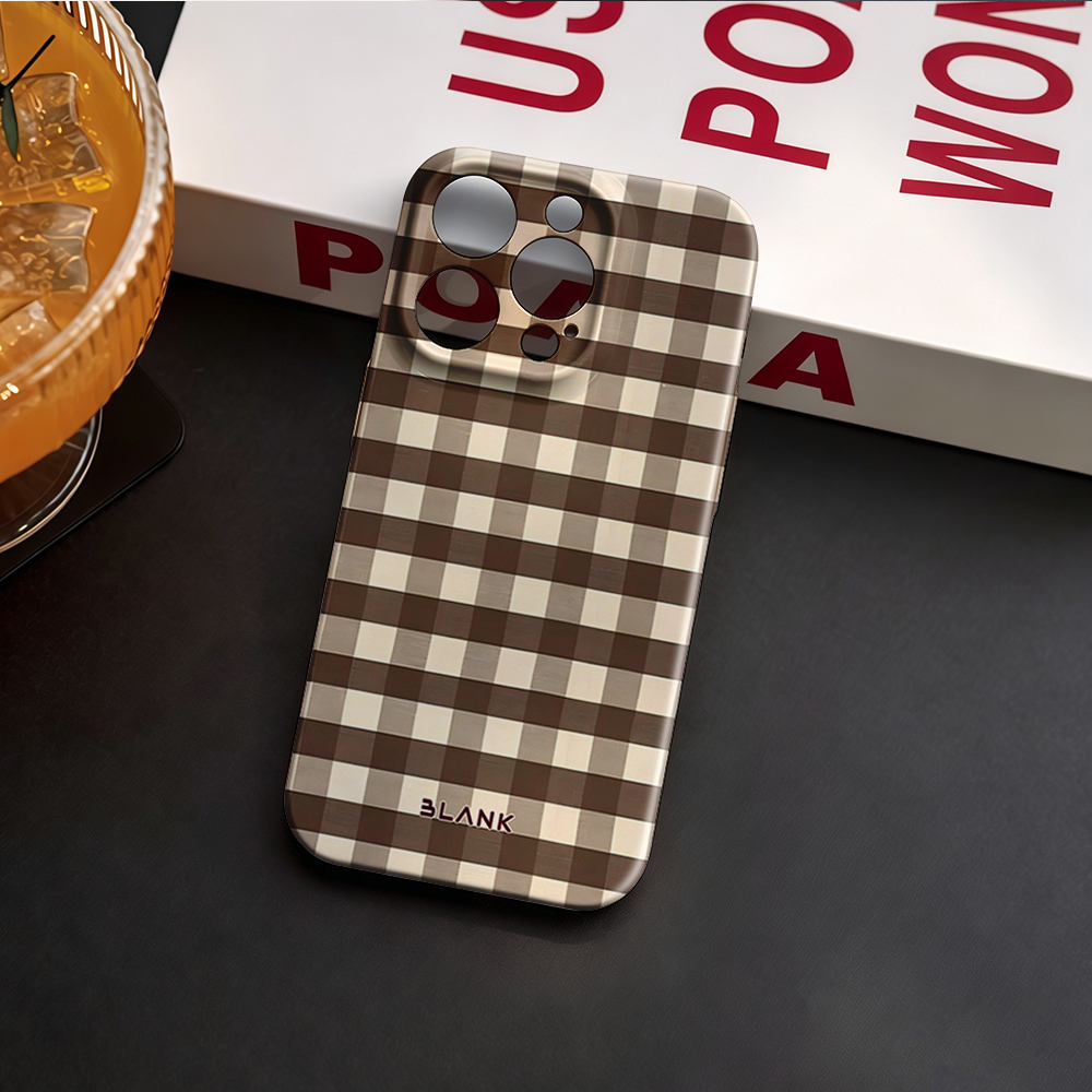 Mocha Cow Print For iPhone 17  - Phone Case Blank Print 리뷰 및 가격