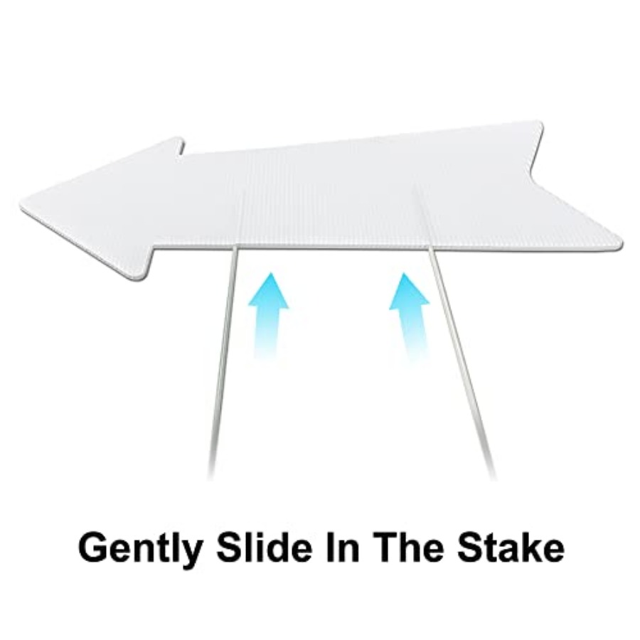 Blank Arrow Signs with Stakes  - Yard Sign Blank 리뷰 및 가격