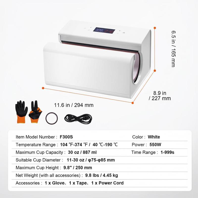 Auto Tumbler Heat Press Machin - Sublimation Mug White 리뷰 및 가격