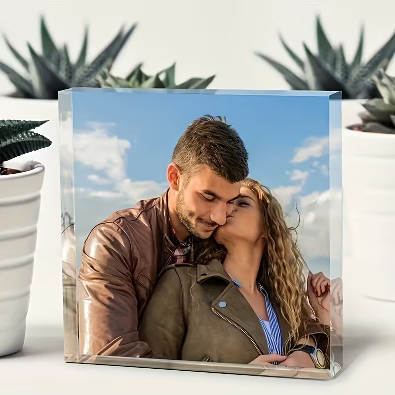 A custom acrylic desktop decor - Photo Acrylic Block 리뷰 및 가격