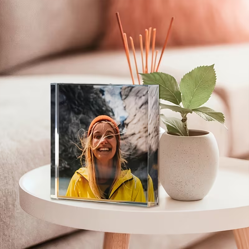 A custom acrylic desktop decor - Photo Acrylic Block 리뷰 및 가격