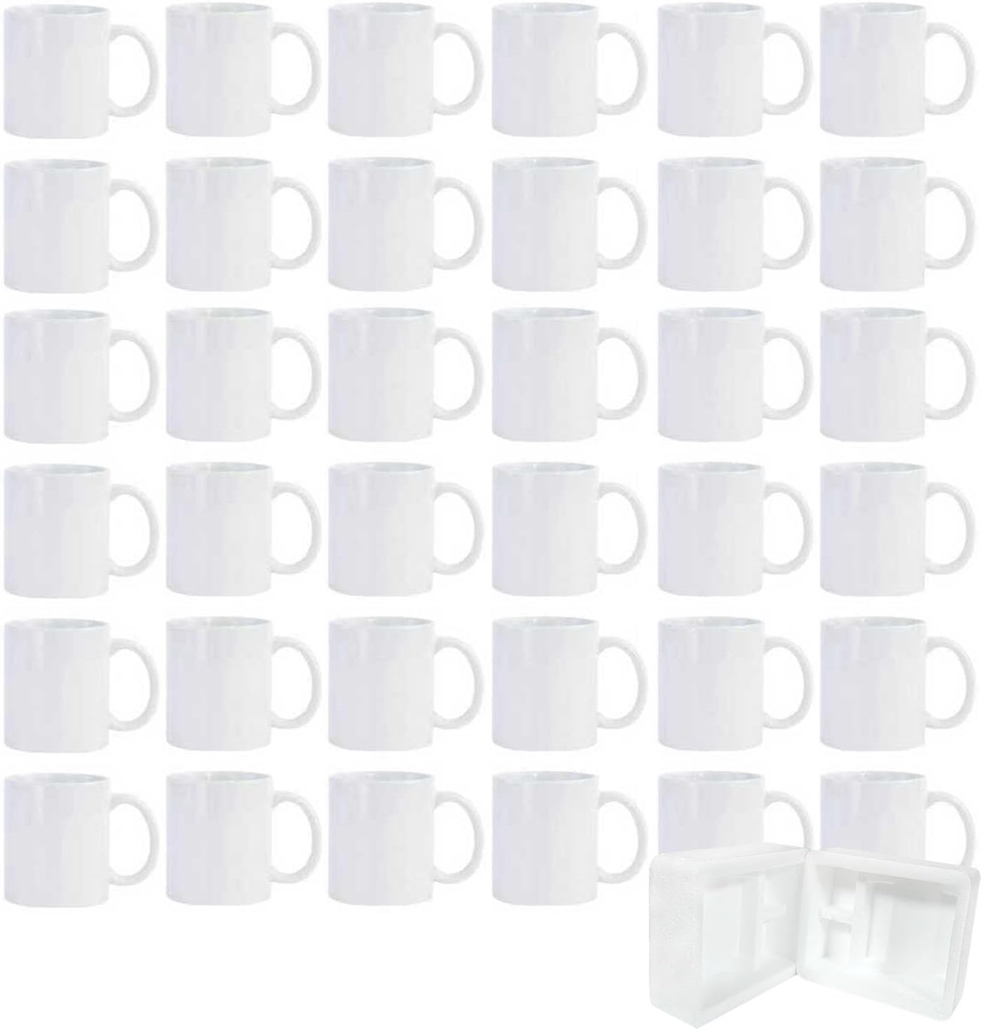 36pcs Sublimation Mugs 11oz Wh - Sublimation Mug White 리뷰 및 가격