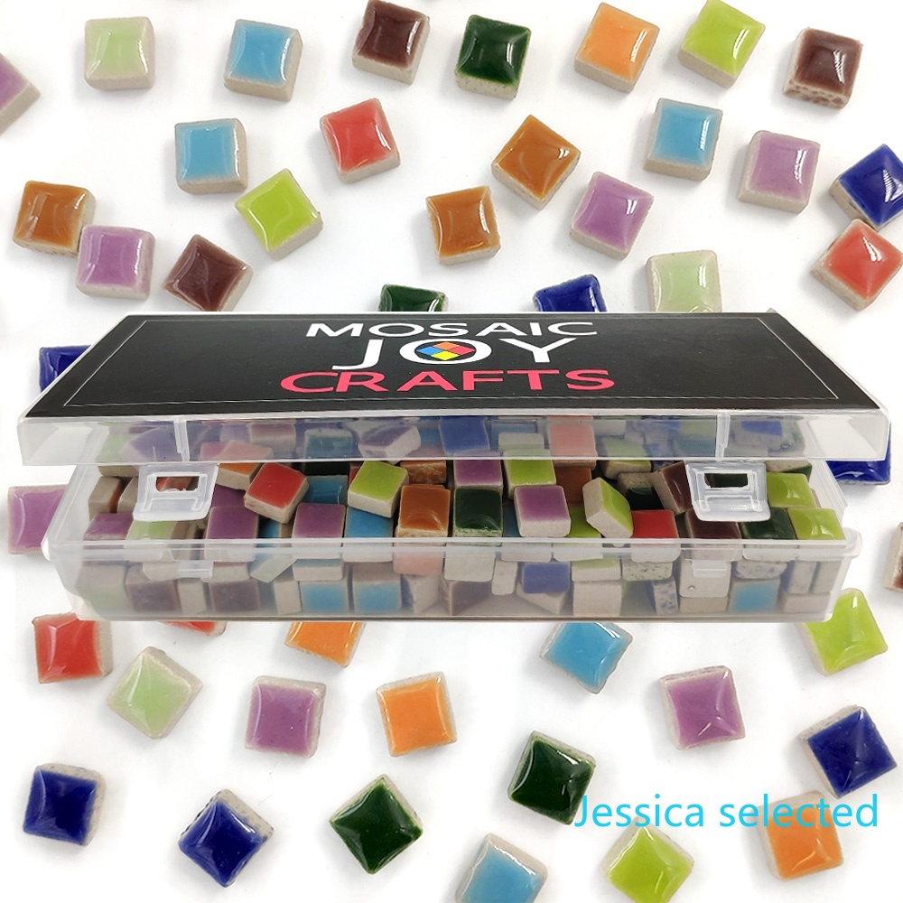 100g DIY Ceramic Mosaic Tiles  - Ceramic Tile Blank 리뷰 및 가격