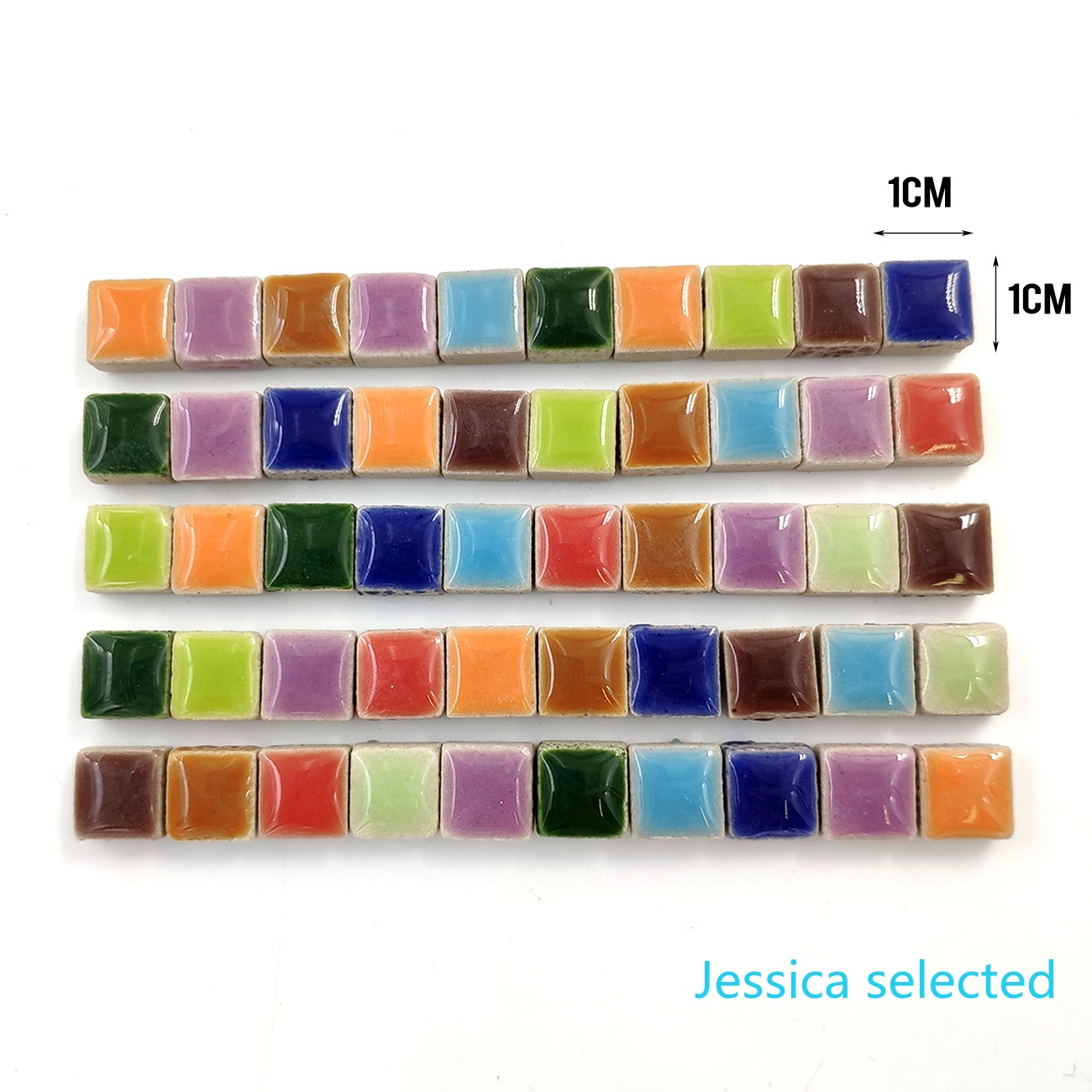 100g DIY Ceramic Mosaic Tiles  - Ceramic Tile Blank 리뷰 및 가격