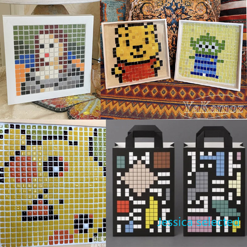 100g DIY Ceramic Mosaic Tiles  - Ceramic Tile Blank 리뷰 및 가격