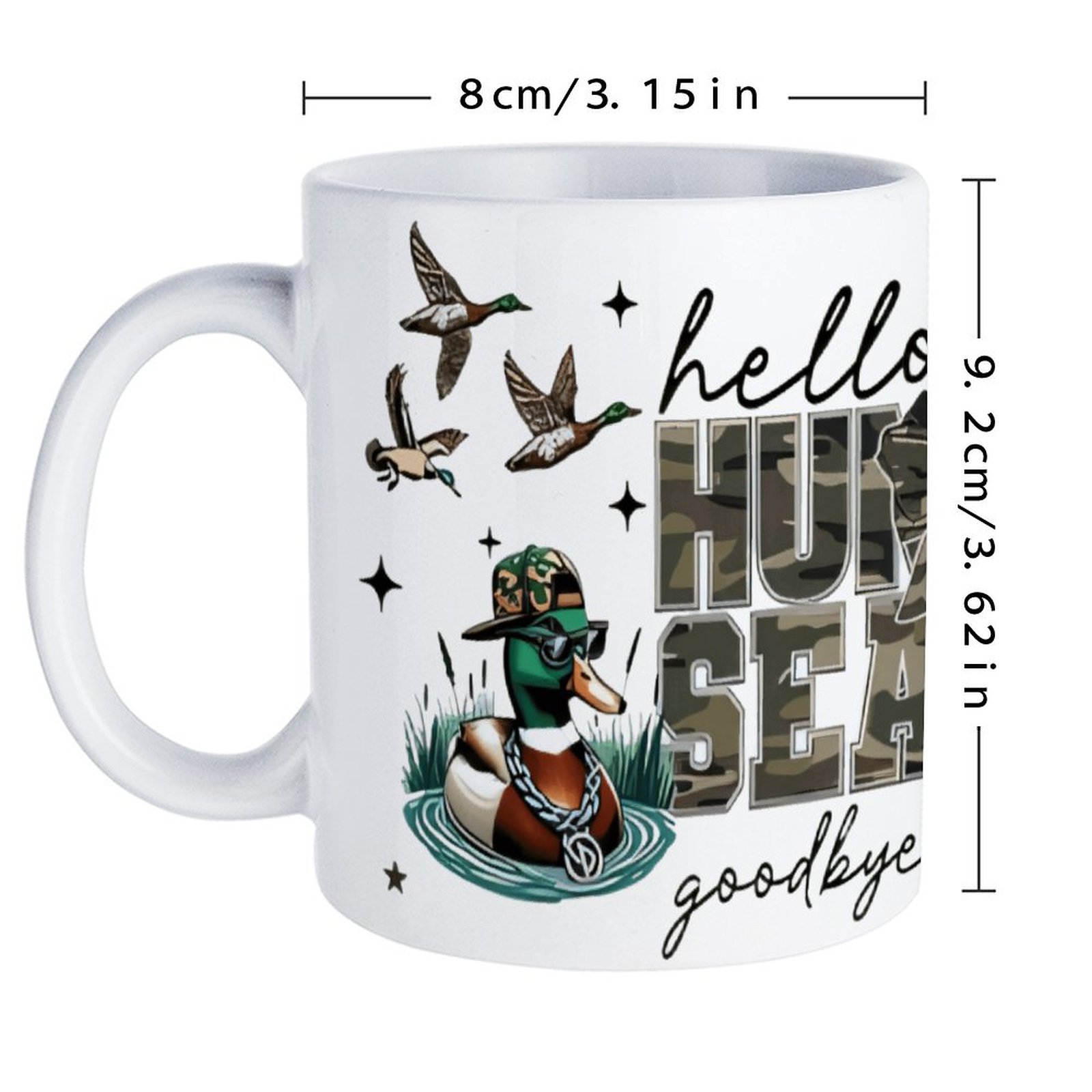 Hello Hunting Season Goodbye H - Sublimation Mug White 리뷰 및 가격
